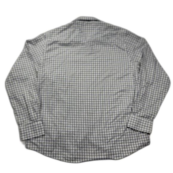 Jhane Barnes Men's Long Sleeve Button Up Slim Fit Plaid Shirt XL - Picture 2 of 11